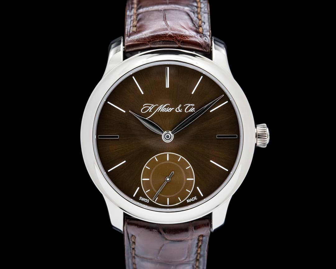 H. Moser & Cie. 321.503-016 Mayu Marrone 18K White Gold Brown Dial
