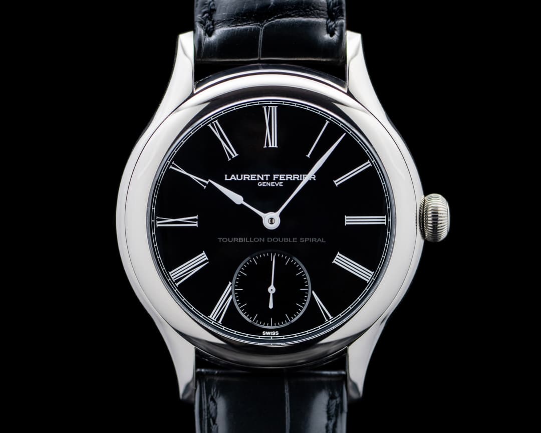 Laurent Ferrier Galet Classic Double Spiral Tourbillon 18K WG Onyx Dial 2026 RARE