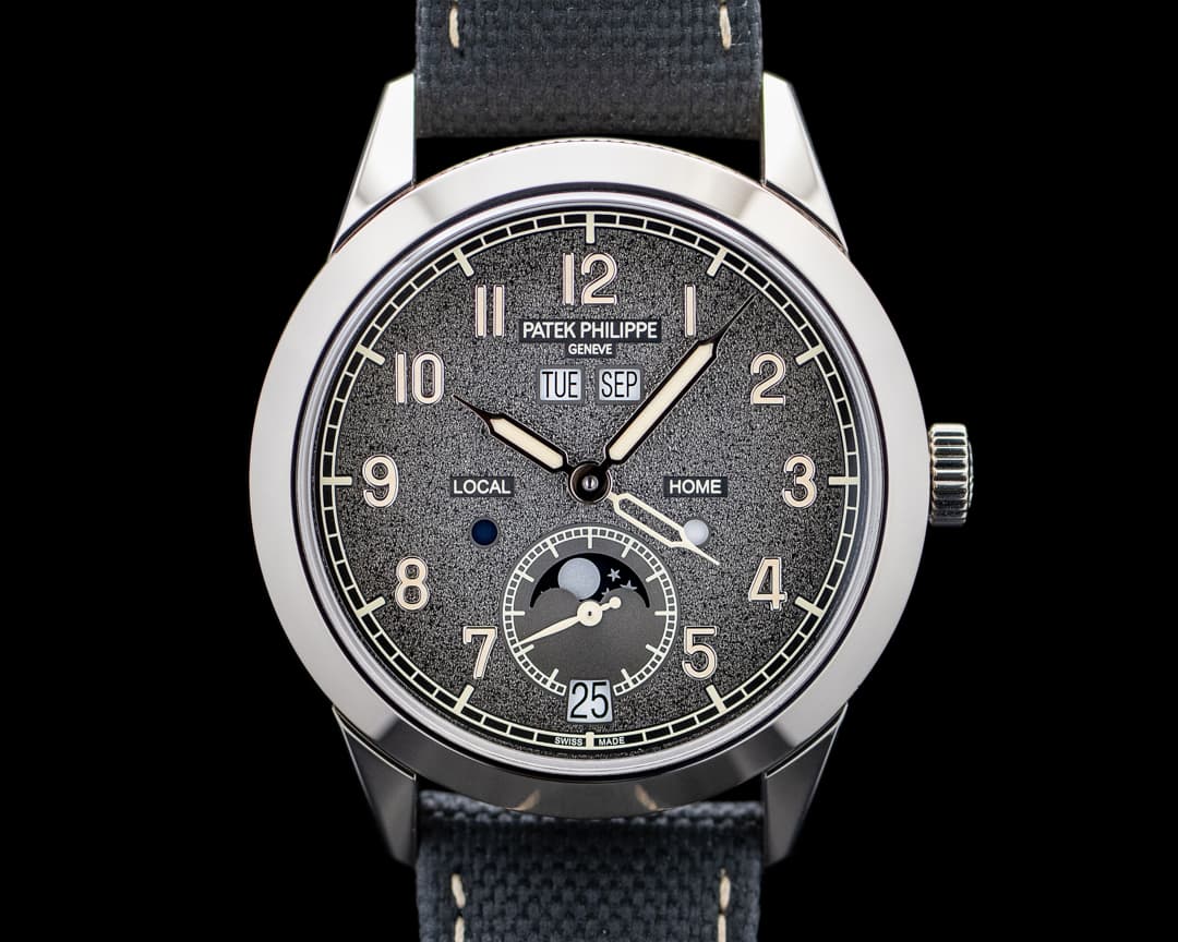 Patek Philippe 5326G Annual Calendar Travel Time 18K White Gold Gray Dial
