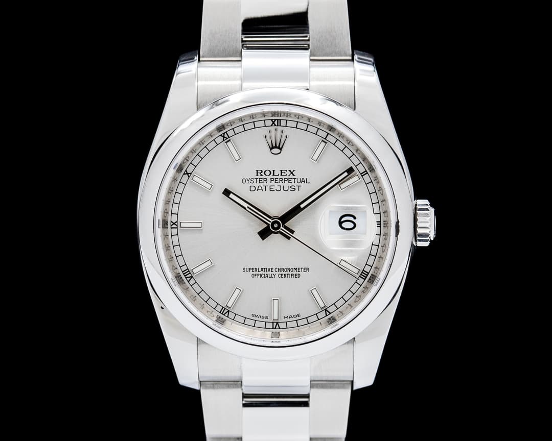Rolex 116200 Datejust SS Silver Dial