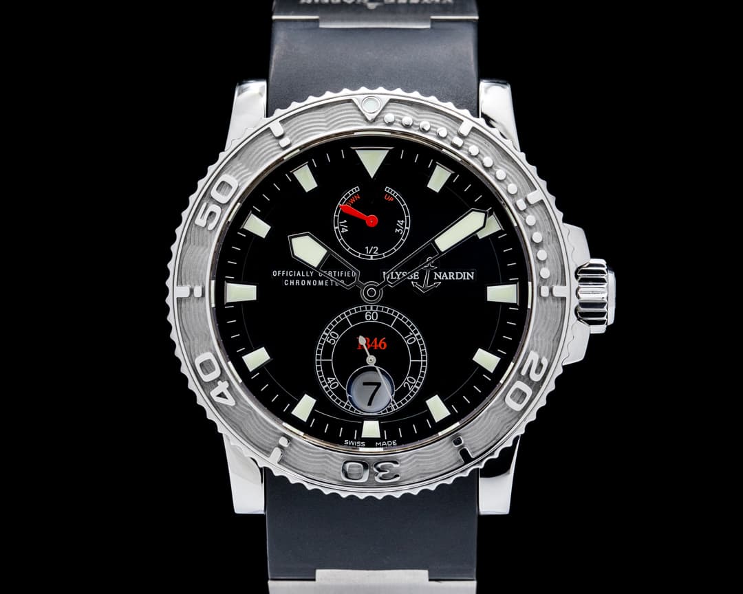 Ulysse Nardin 263-33 Maxi Marine Diver SS Black Dial
