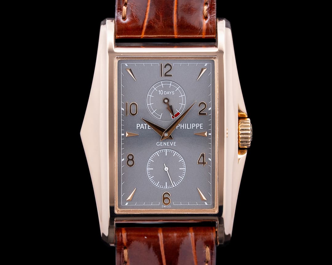 Patek Philippe 5100R Gondolo 10 Day 18K Rose Gold Gray Dial