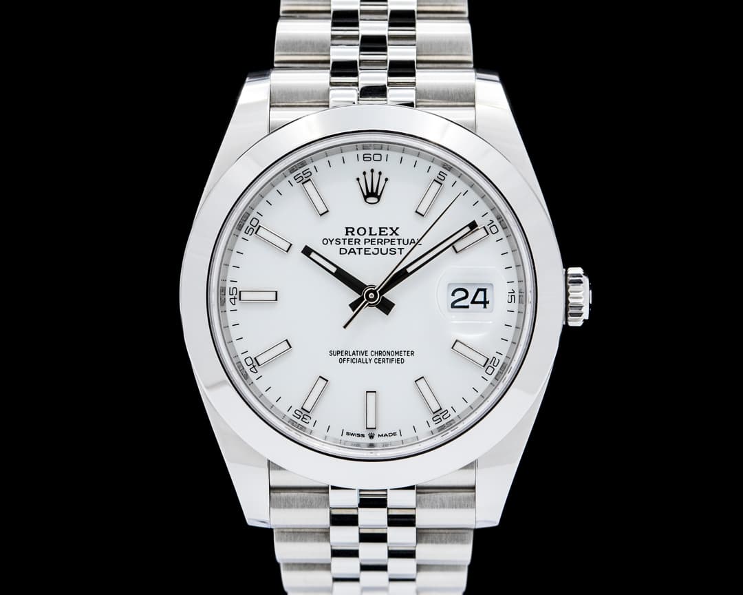 Rolex 126300 Datejust 41 SS White Dial 2026