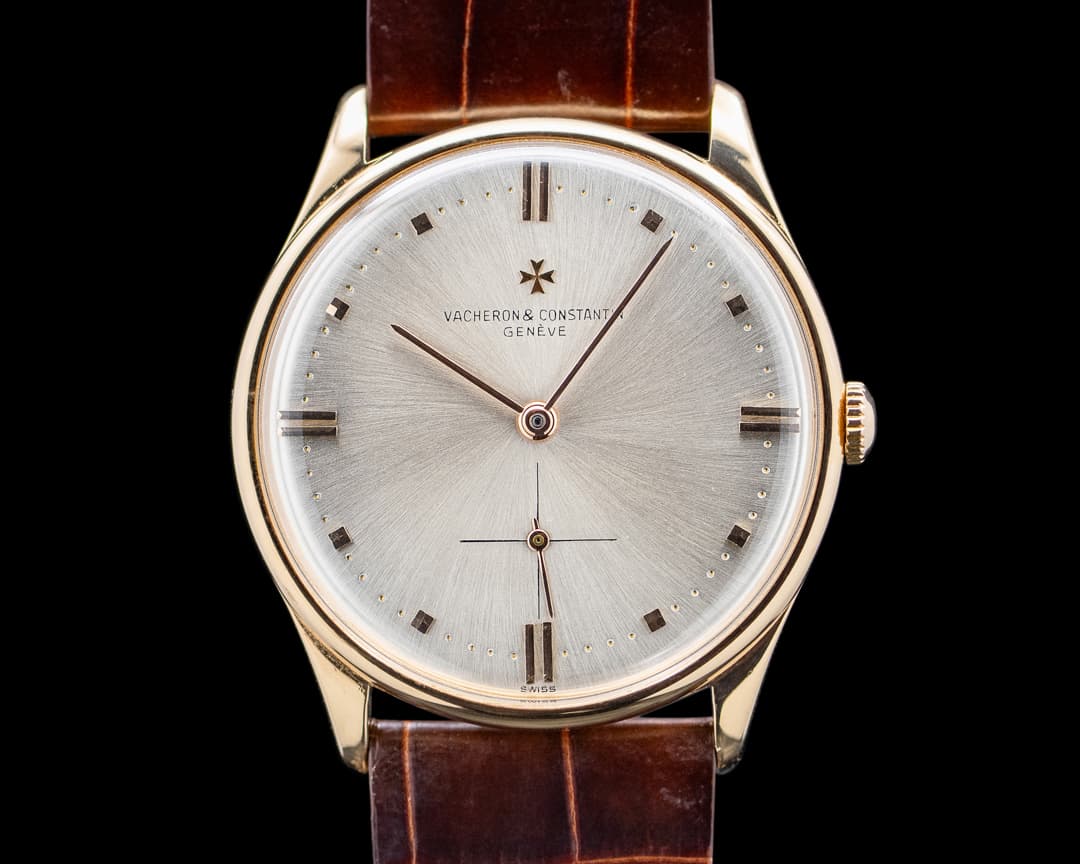Vacheron Constantin 4195 Vintage 18K Rose Gold Silver Dial