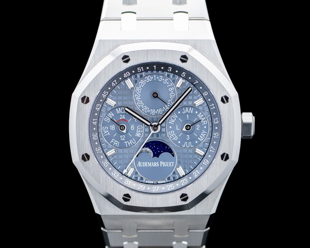 Audemars Piguet 26674ST Royal Oak Perpetual Calendar SS Blue Dial