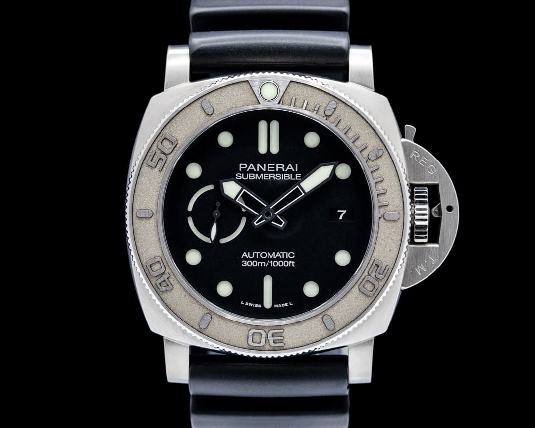Panerai Luminor Submersible "Mike Horn" Edition Titanium Black Dial LIMITED