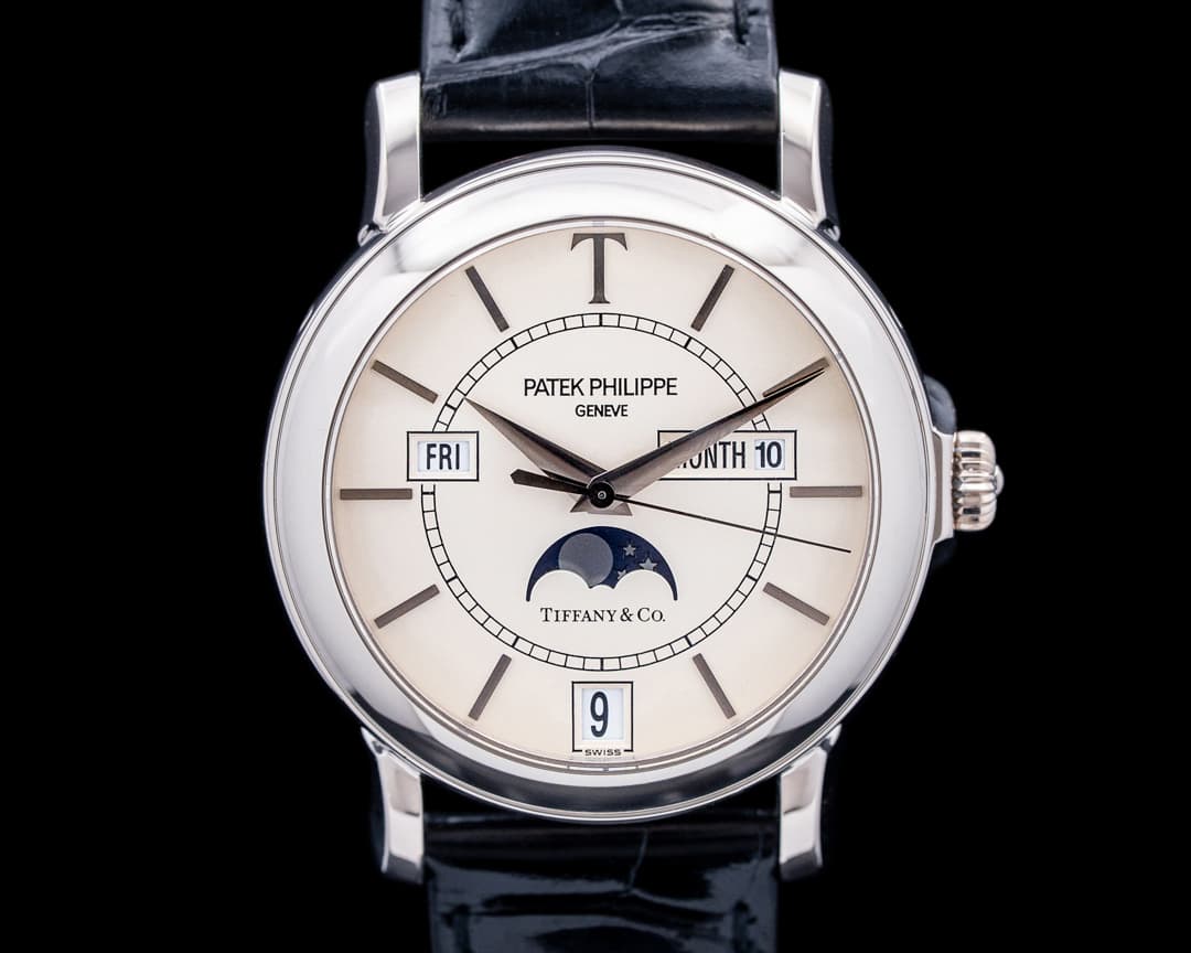 Patek Philippe 5150G T150 "Tiffany & Co." Annual Calendar 18K White Gold Silver Dial