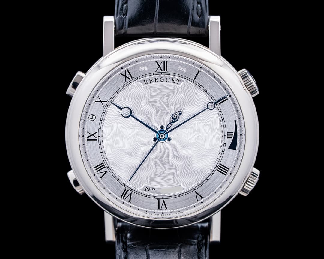 Breguet 7800BB Classique La Musicale 18K White Gold Silver Dial