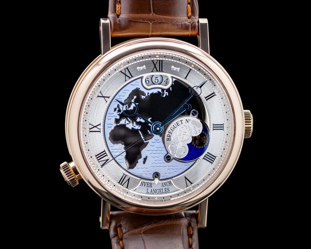 Breguet 5717BR Classique Hora Mundi 18K Rose Gold Silver Dial