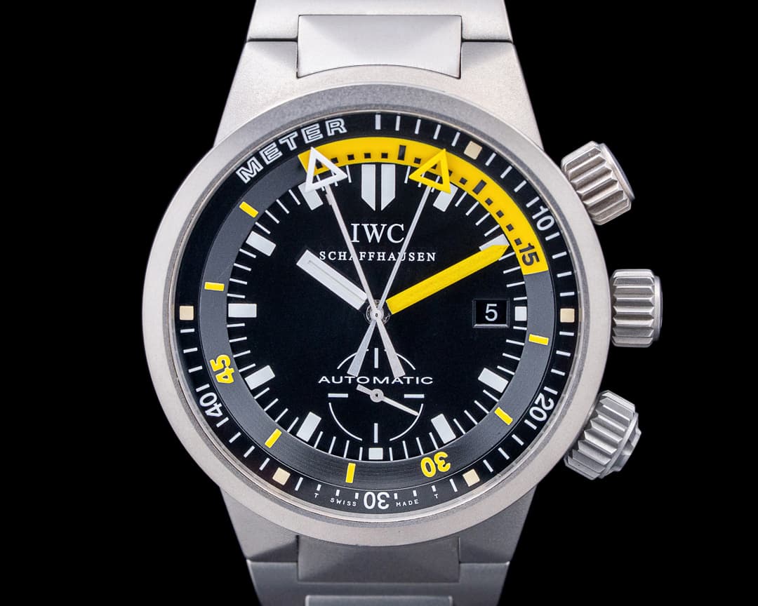 IWC IW352701 GST Deep One Titanium Black Dial
