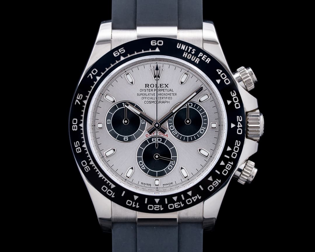 Rolex 116519LN Daytona 18K White Gold Silver Dial