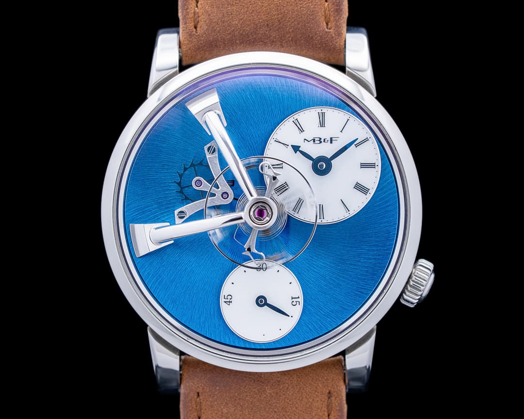 MB&F LM101 Legacy Machine SS Blue Dial