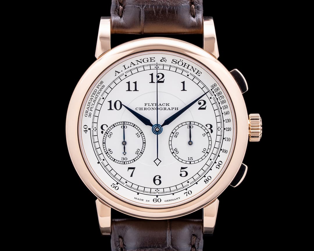 A. Lange & Söhne 414.032 1815 Chronograph 18K Rose Gold Silver Dial
