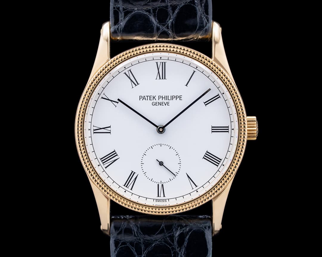 Patek Philippe 3796D Calatrava 18K Yellow Gold White Dial