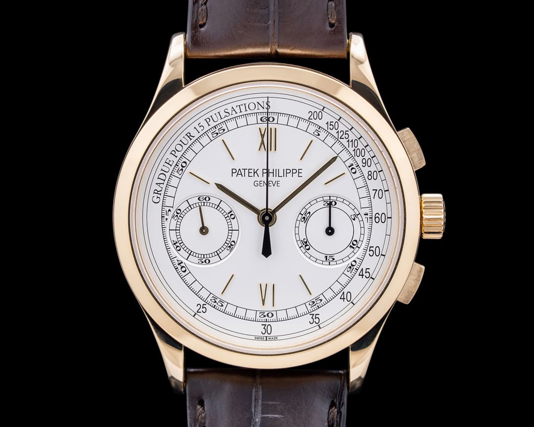 Patek Philippe 5170J Chronograph 18K Yellow Gold Silver Dial