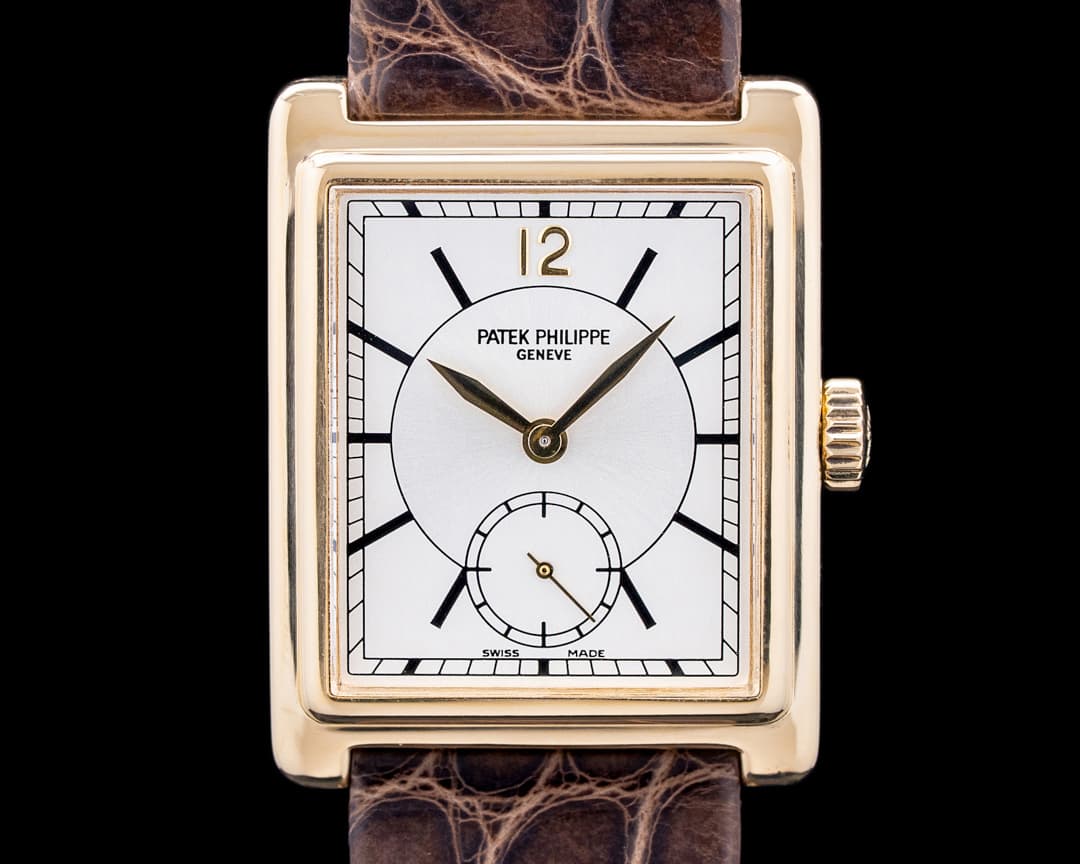 Patek Philippe 5010J Gondolo 18K Yellow Gold Silver Dial