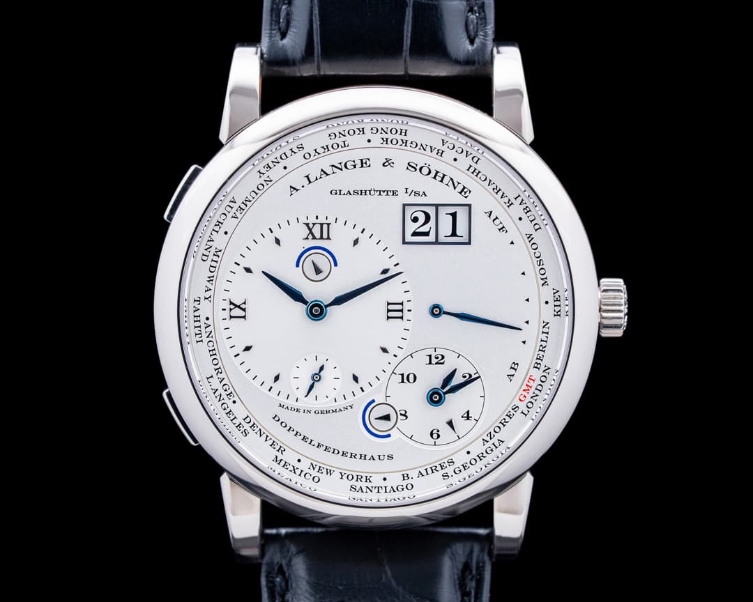 A. Lange & Söhne Lange 1 Time Zone "Buenos Aires" 18K White Gold Silver Dial LIMITED