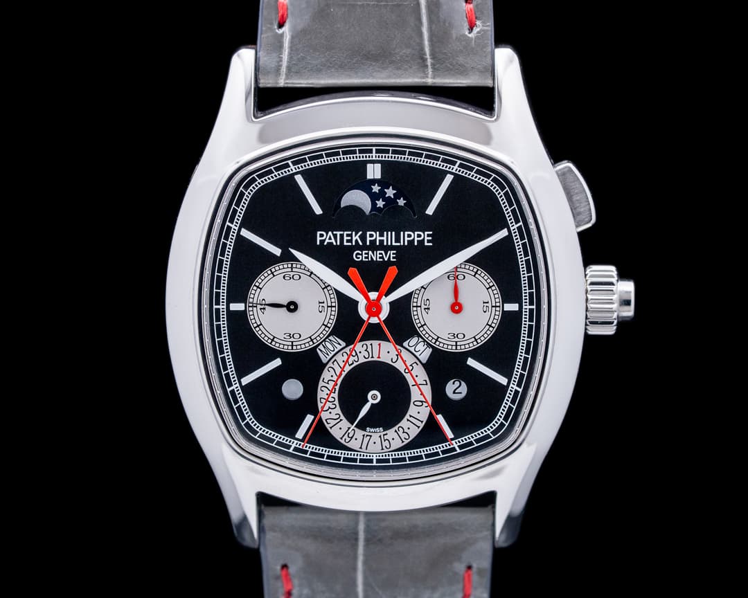 Patek Philippe 5951P Perpetual Calendar Split-Seconds Chronograph Platinum Black Dial