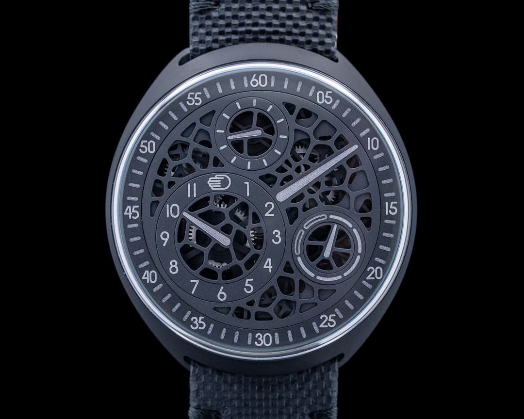 Ressence Type 1 Slim HOD3 Hodinkee Edition Titanium Black Dial LIMITED