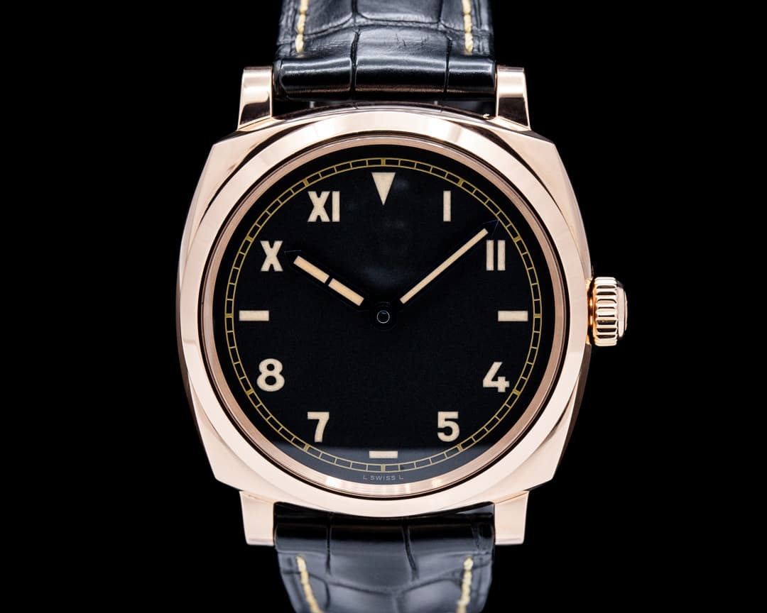 Panerai PAM00740 Radiomir 1940 3 Days Oro Rosso California Black Dial