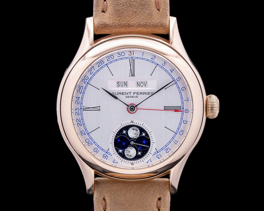 Laurent Ferrier Classic Moon 18K Rose Gold Silver Dial 2025
