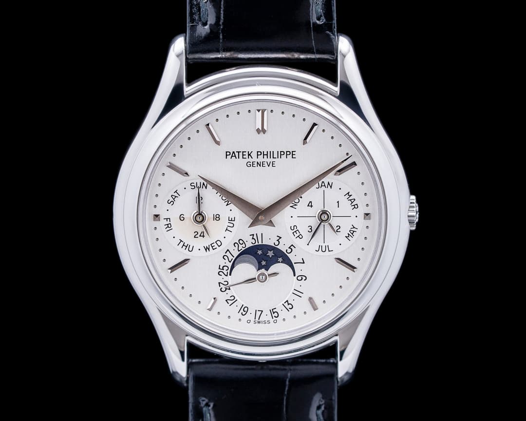 Patek Philippe 3940P Perpetual Calendar Platinum Silver Dial