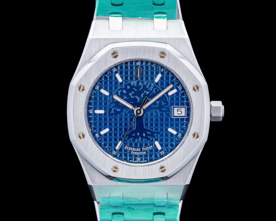 Audemars Piguet 15100ST Royal Oak "Foundation Time for the Trees" SS Blue Dial LIMITED