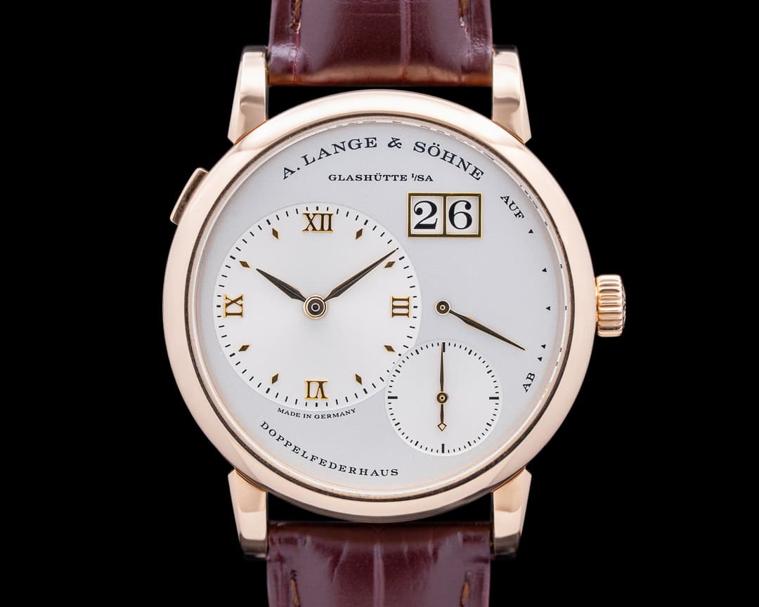 A. Lange & Söhne 191.032 Lange 1 18K Rose Gold Silver Dial