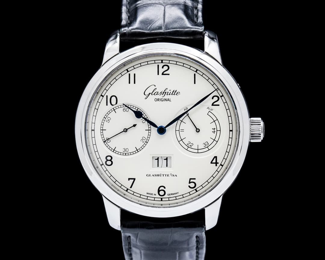Glashütte Original Senator Observer SS Silver Dial