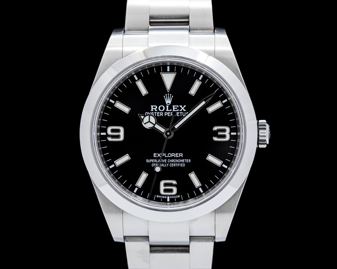 Rolex 214270 Explorer I SS Black Dial