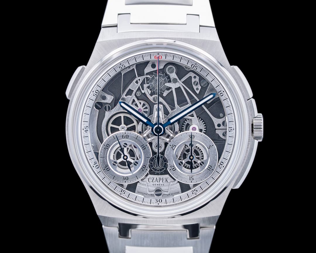 Czapek & Cie Antarctique Rattrapante SS Skeleton Dial LIMITED
