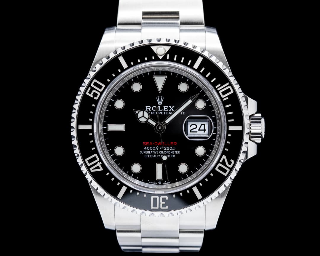 Rolex 126600 Sea-Dweller Deep Sea SS Black Dial