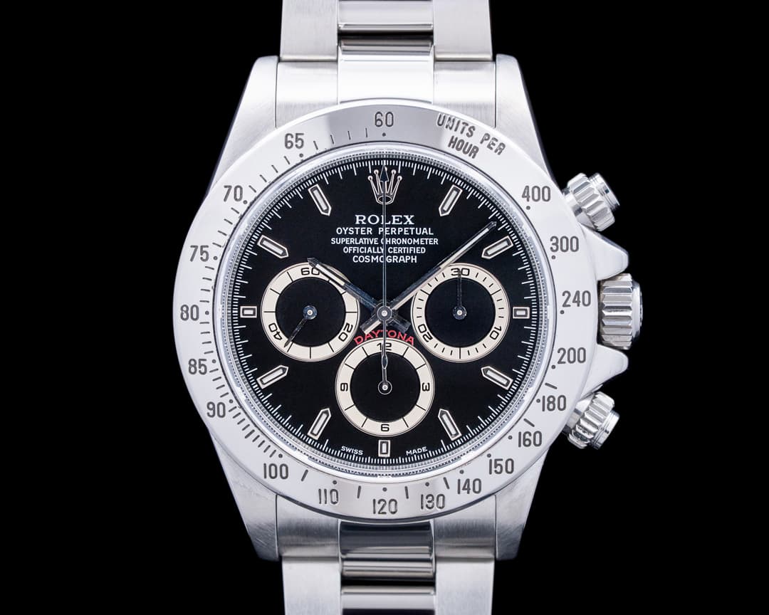 Rolex 16520 Daytona SS Black Dial
