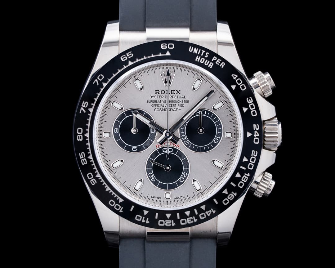 Rolex 116519LN Daytona 18K White Gold Silver Dial