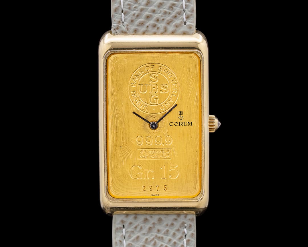 Corum 55400 Ingot 18K Yellow Gold "Swiss 24K Gold" Dial