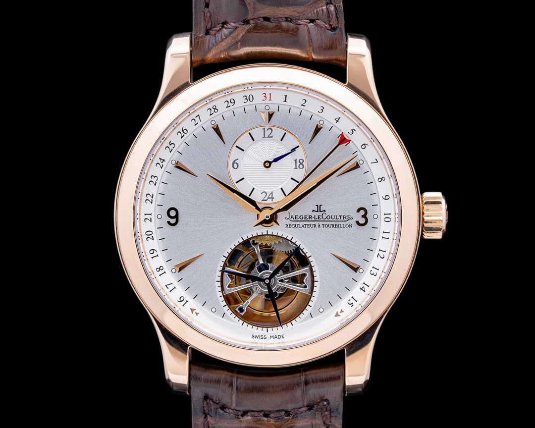Jaeger-LeCoultre Q1652420 Master Tourbillon 18K Rose Gold Silver Dial