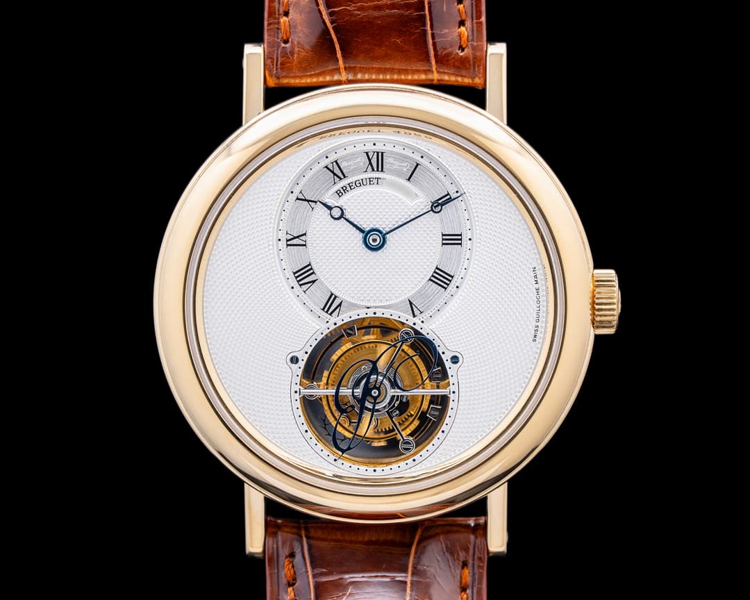 Breguet 5357BA Classique Tourbillon 18K Yellow Gold Silver Dial