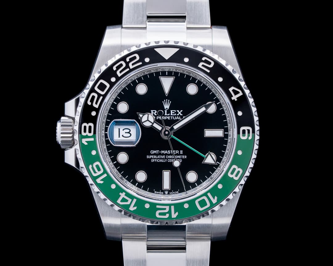Rolex 126720VTNR GMT-Master II Left-Handed SS Black Dial 2025