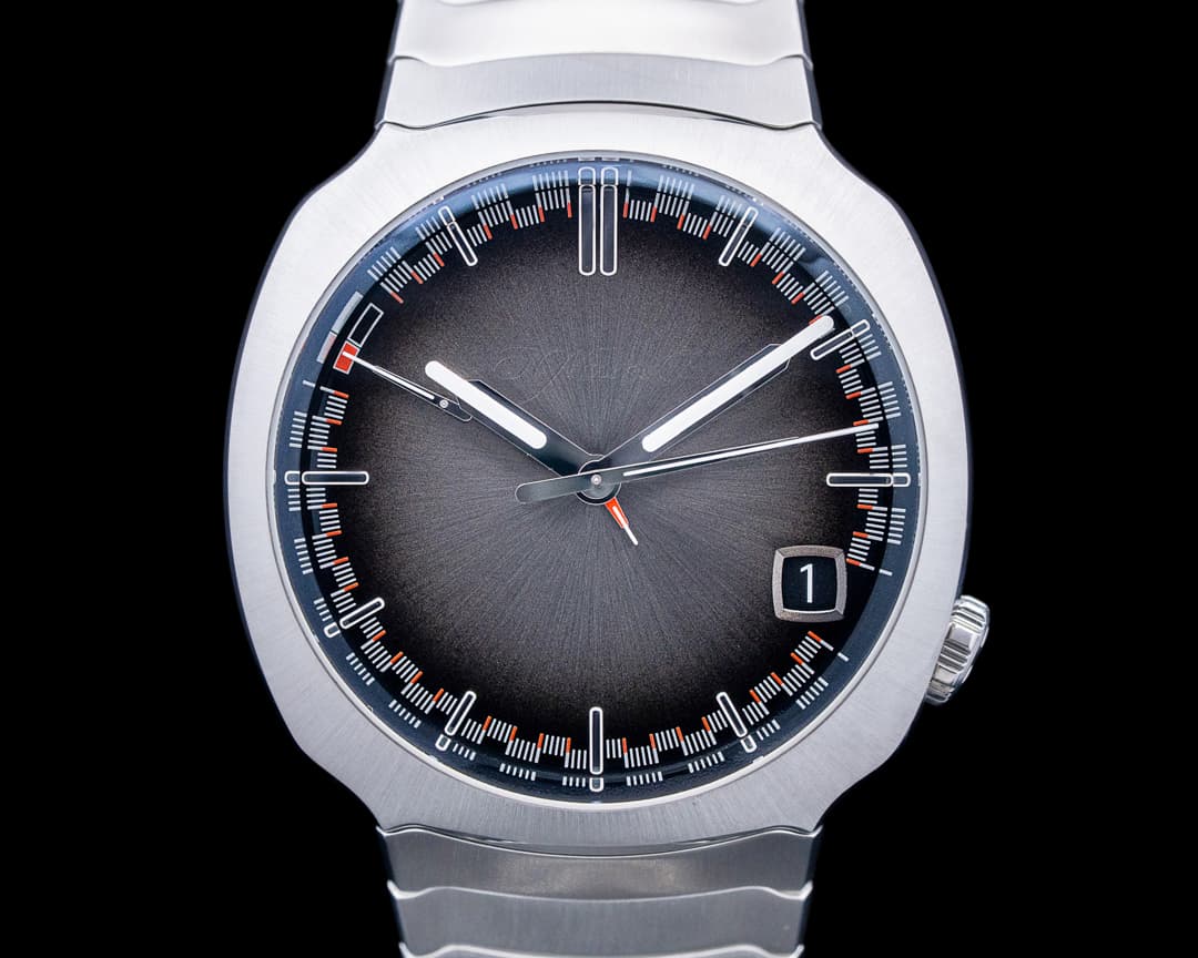 H. Moser & Cie. 6812-1200 Streamliner Perpetual Calendar SS Gray Dial