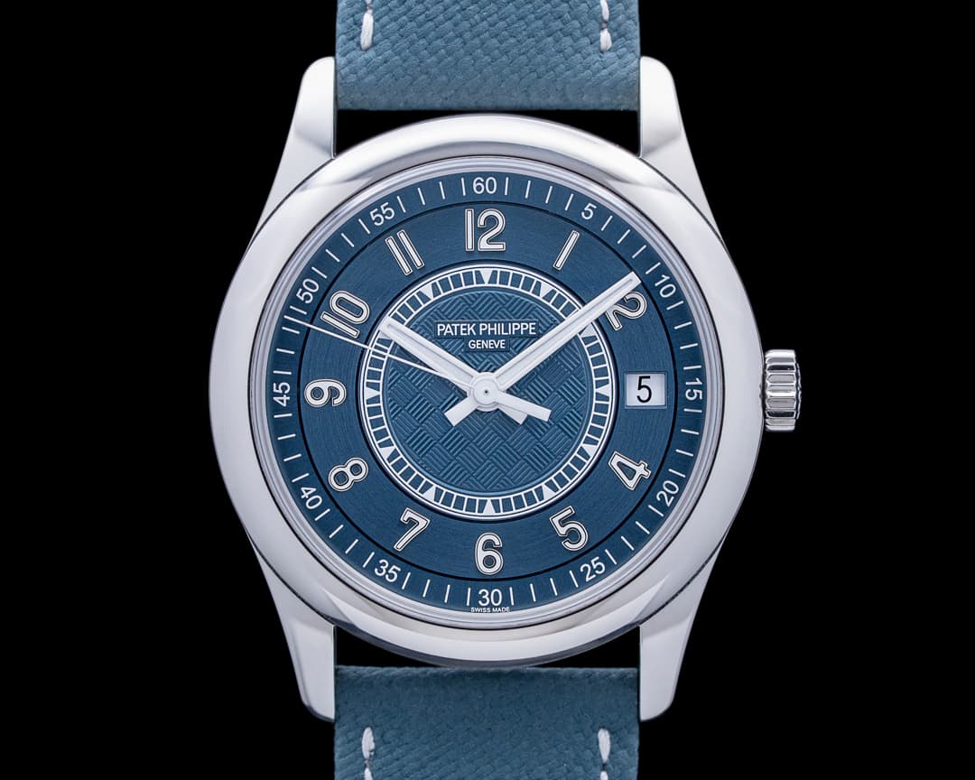 Patek Philippe 6007A-001 Calatrava SS Blue Carbon Dial LIMITED